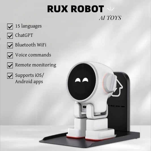 Rux Desktop Toy Letianpai AI ChatGPT Artificial Intelligence WiFi Screen Robot Support Mi Home