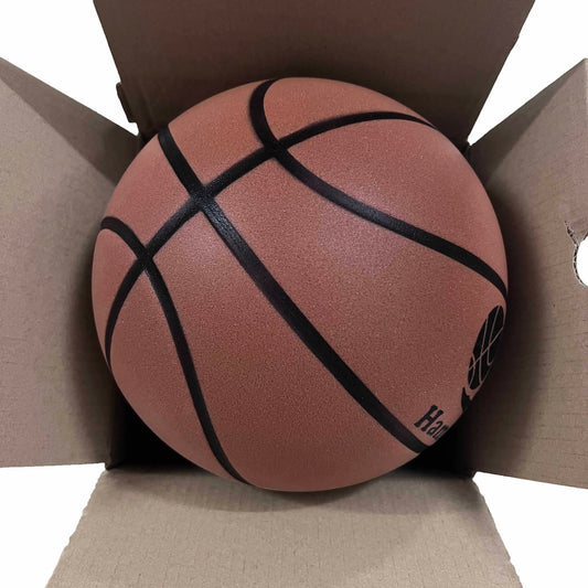 Mute Bouncing Basketball Dia 24cm Indoor Dribble Practice Size 7 Silent Basketball Bounce Quiet Soft Foam Ball No Noises at Home